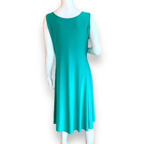 CREATION L POLY KNIT SLEEVELESS FIT & FLARE TUNIC DRESS. WOMEN’S SIZE LARGE - Picture 2 of 8